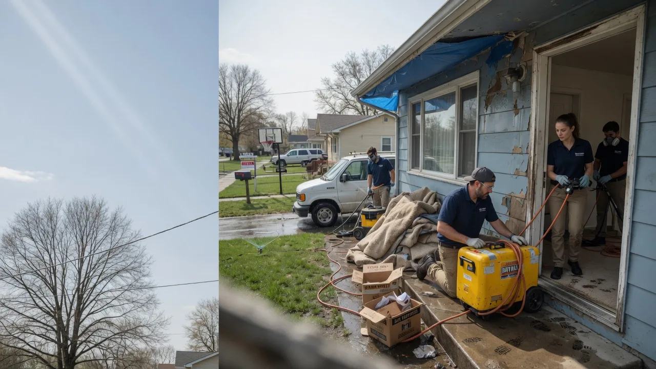 Basement Flood Cleanup in Cassoday, KS near me